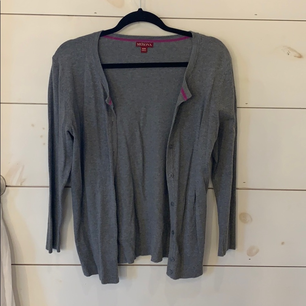 Gray Cardigan